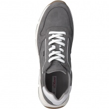 s.Oliver Sneaker 5-13619-28-200 - Leder - grau Herren